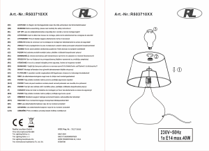 Bruksanvisning Reality R50371026 Martin Lampe