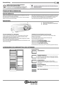 Bedienungsanleitung Bauknecht KDI 2144 A++ Kühl-gefrierkombination