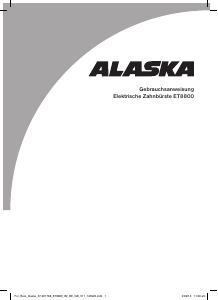 Bedienungsanleitung Alaska ET8800 Elektrozahnbürste