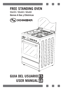 Handleiding Schneider SCG 5010 Fornuis
