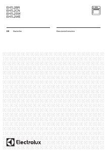 Bedienungsanleitung Electrolux EH7L2SW Herd