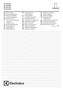 Manual de uso Electrolux EFV616W Campana extractora