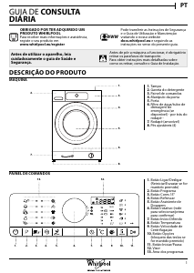 Manual Whirlpool FSCR 80422S Máquina de lavar roupa