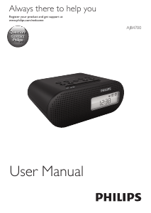 Manual Philips AJB4700 Alarm Clock Radio