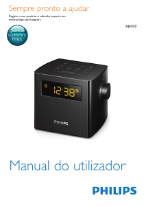 Manual Philips AJ4300B Rádio relógio
