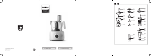 Manuale Philips HR7751 Robot da cucina