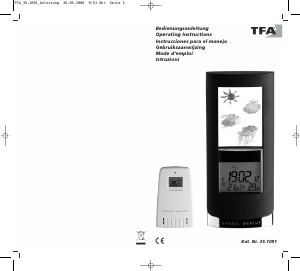 Handleiding TFA Crystal Cube Weerstation