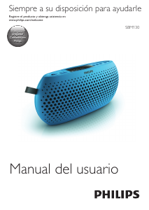 Manual de uso Philips SBM130ORG Altavoz