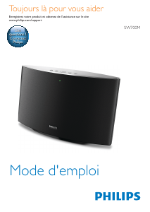 Mode d’emploi Philips SW700M Haut-parleur