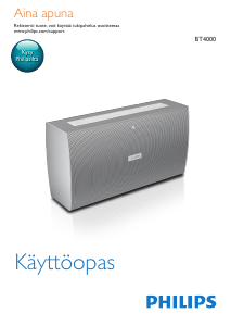 Käyttöohje Philips BT4000B Kaiutin