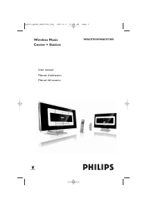 Manual Philips WACS7000 Media Player