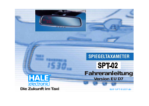 Bedienungsanleitung Hale SPT-02 Taxameter