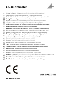 Manuale Trio 520260142 Seine Lampada