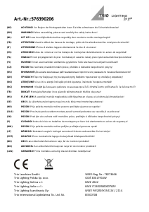 Manuale Trio 576390206 Portofino Lampada