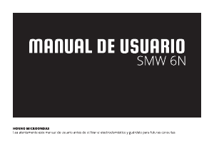 Manual de uso Schneider SMW 6N Microondas