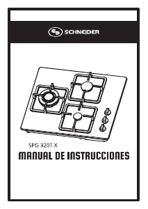 Manual de uso Schneider SPG 320T X Placa