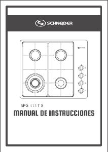 Manual Schneider SPG 413T X Hob