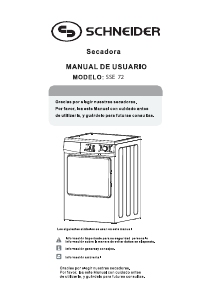 Manual de uso Schneider SSE 72 Secadora