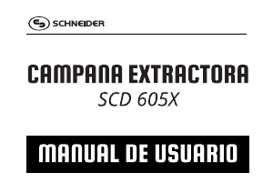 Handleiding Schneider SCD 605X Afzuigkap