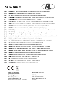 Návod Reality R1107-02 Lüster Svietidlo