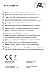 Manuale Reality R30421007 Will Lampada