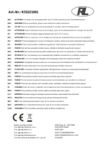 Rokasgrāmata Reality R35221001 Bromelie Lampa