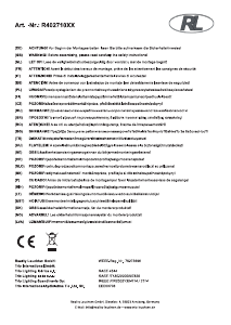 Manuale Reality R40321031 Scissor Lampada