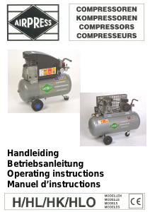 Bedienungsanleitung Airpress HK Kompressor