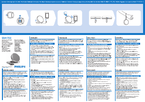 Manual de uso Philips SBA1700 Altavoz