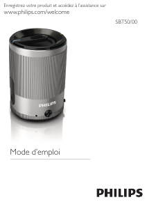 Mode d’emploi Philips SBT50 Haut-parleur