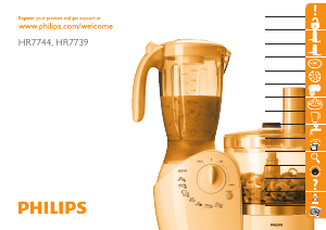 Brugsanvisning Philips HR7744 Køkkenmaskine
