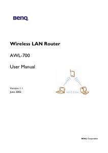 Handleiding BenQ AWL-700 Router