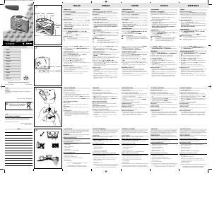 Manuale Philips AQ6591 Registratore a cassette