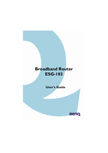 Handleiding BenQ ESG-103 Router