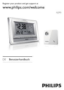 Bedienungsanleitung Philips AJ290 Uhrenradio