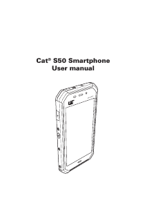 Manual CAT S50 Mobile Phone