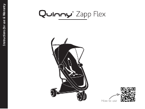 Manual de uso Quinny Zapp Flex Cochecito