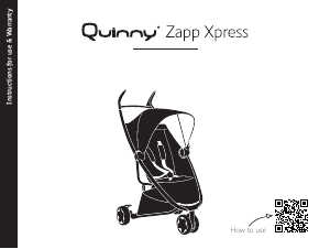 Руководство Quinny Zapp Xpress Детская коляска