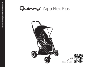 Manual Quinny Zapp Flex Plus Carrinho de bebé