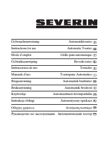 Manual Severin AT 2579 Toaster