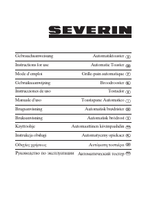 Manual Severin AT 2569 Toaster