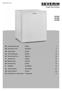Manual de uso Severin KS 9958 Refrigerador