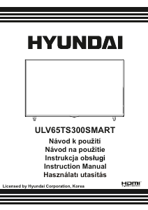 Manuál Hyundai ULV65TS300SMART LED televize