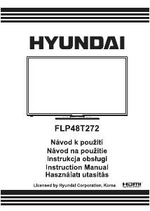 Manuál Hyundai FLP48T272 LED televize