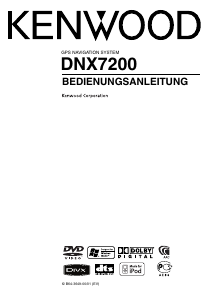 Bedienungsanleitung Kenwood DNX7200 Navigation