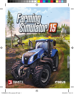 Handleiding Sony PlayStation 3 Farming Simulator 15 Game