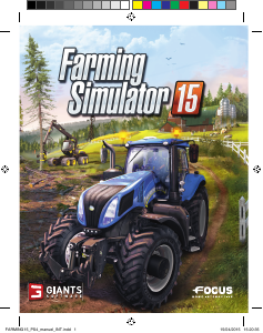 Manual Sony PlayStation 4 Farming Simulator 15 Game