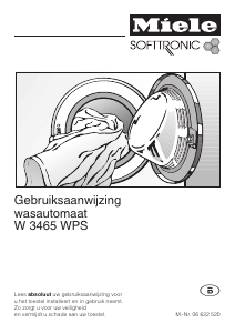 Handleiding Miele W 3465 WPS Wasmachine