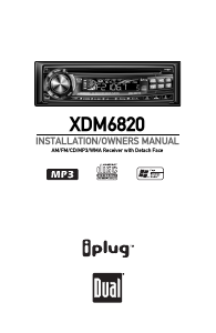 Handleiding Dual XDM6820 Autoradio