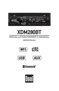 Handleiding Dual XDM280BT Autoradio